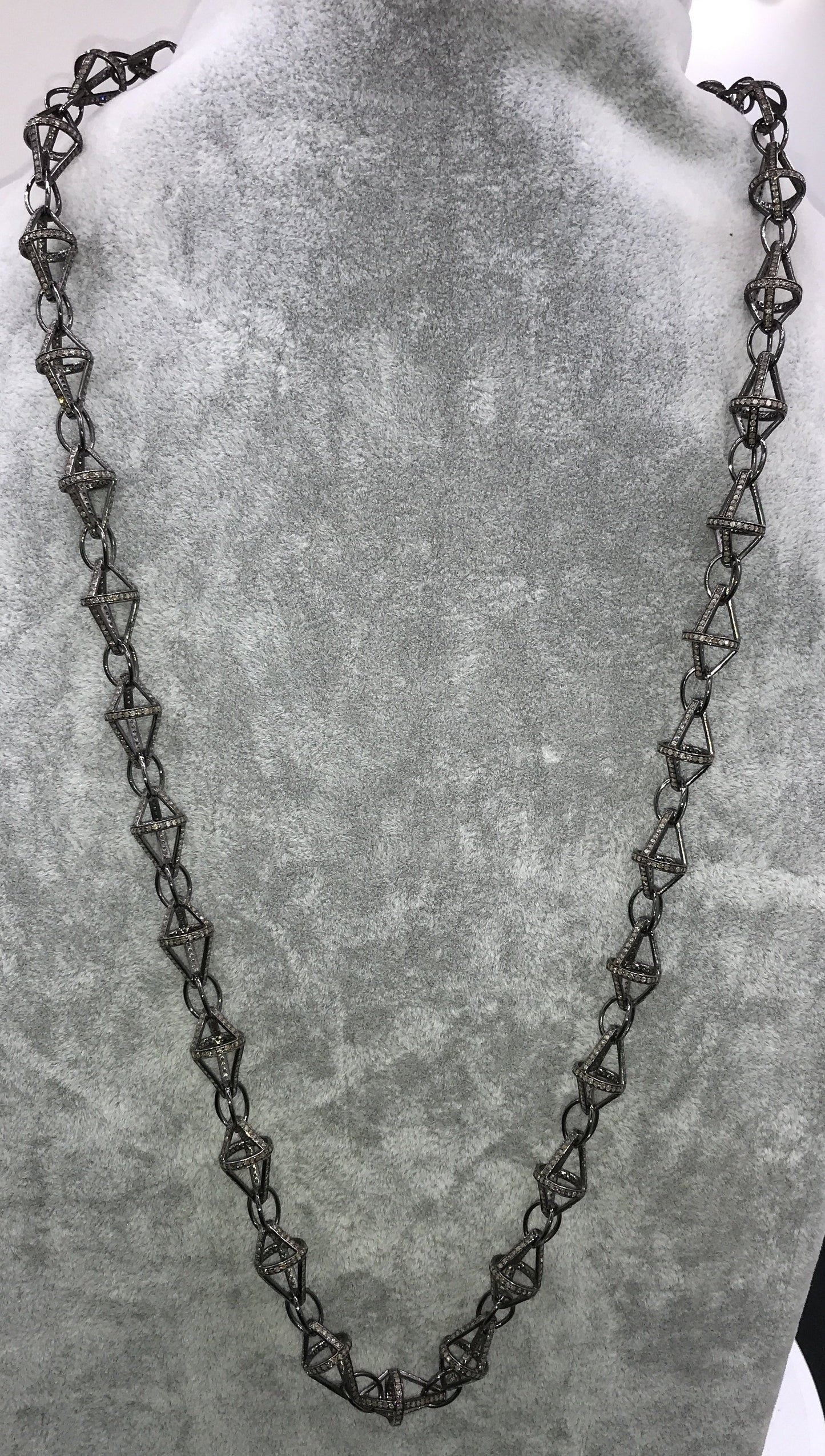 Diamond Link Chain Necklace