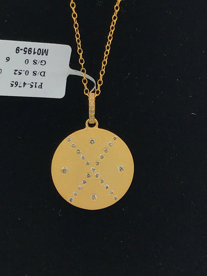 Circle Diamond Pendant
