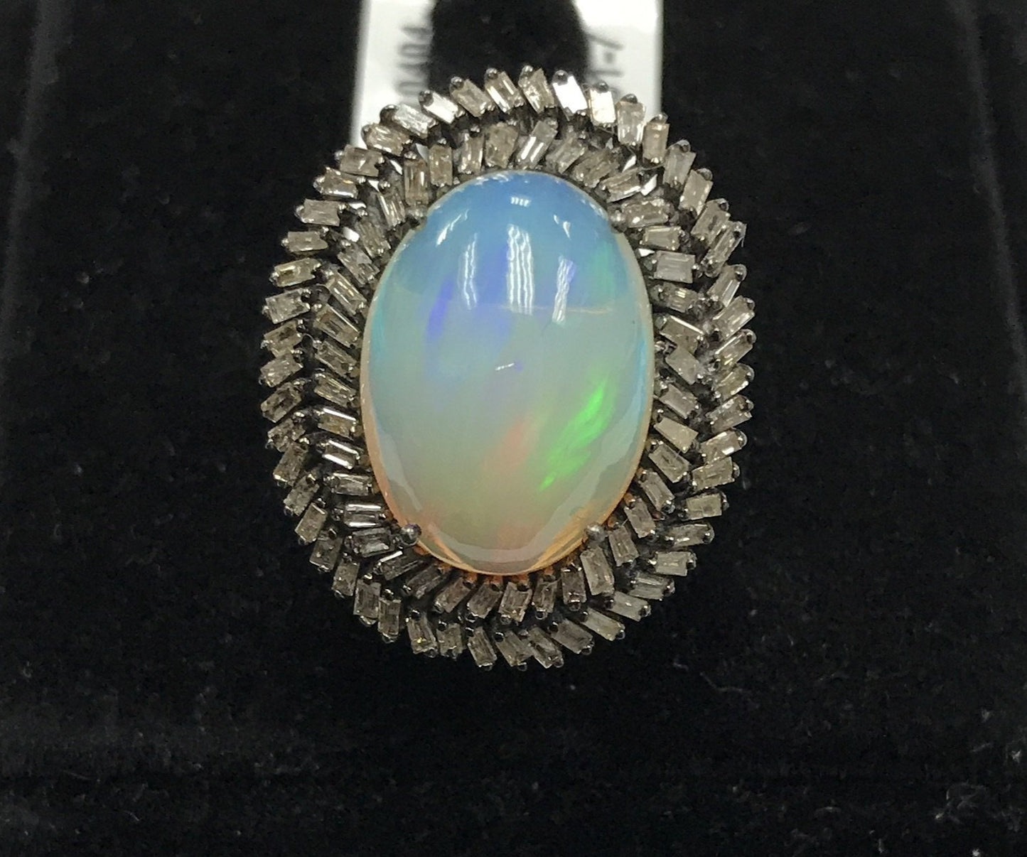 Opal and Diamond Ring