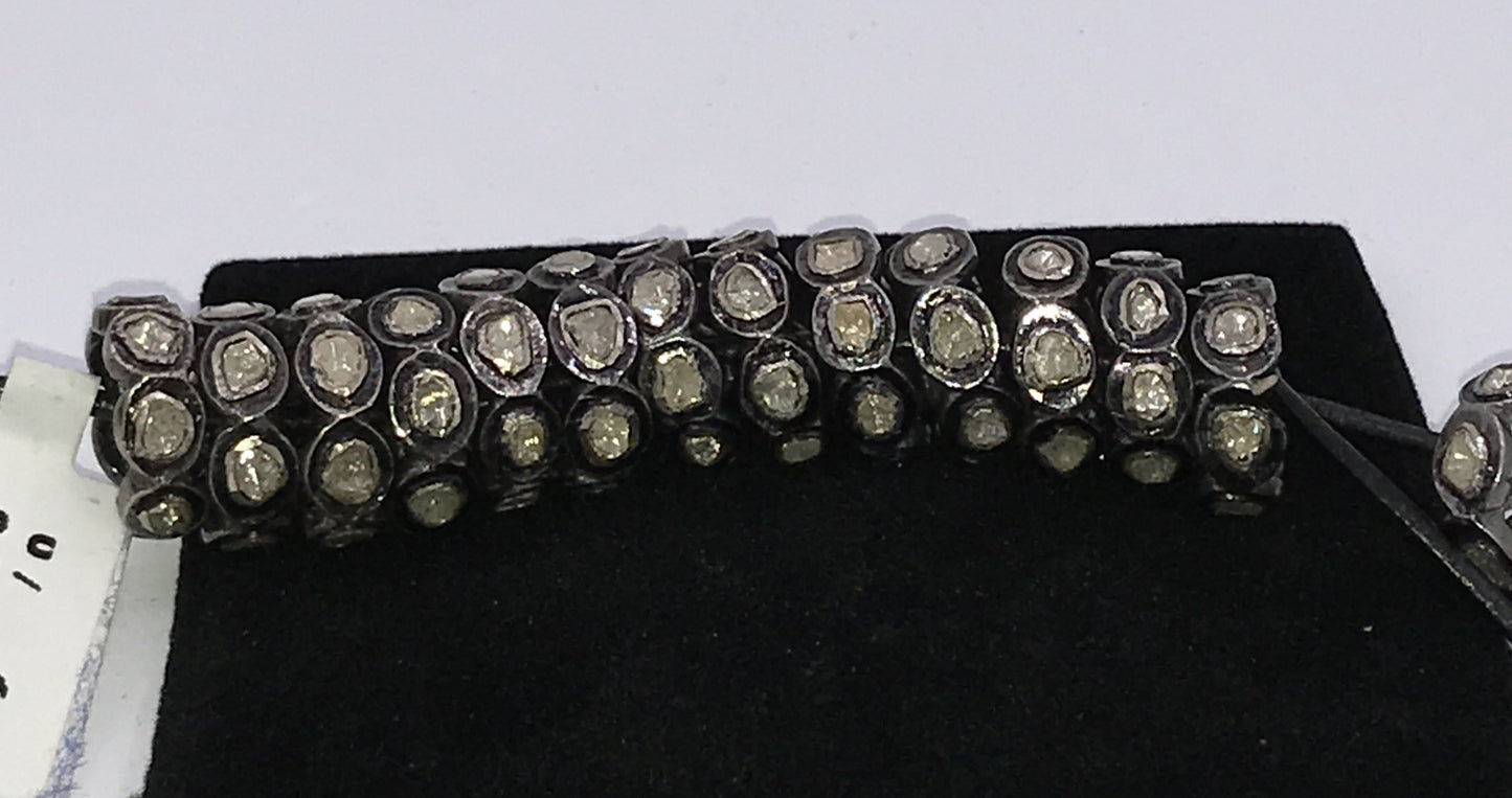 Polki Diamond Spacer Beads