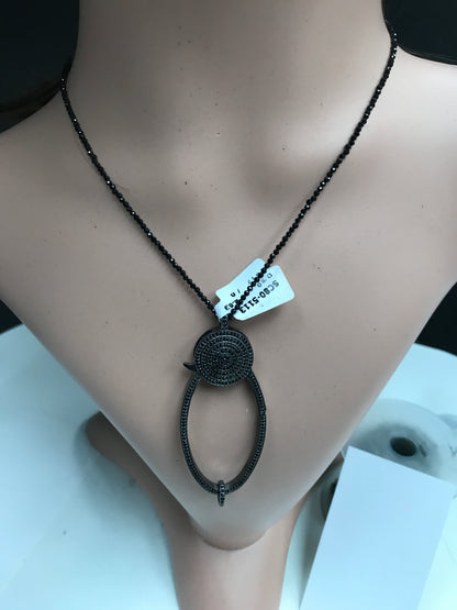 SILVER STONE CLASPS