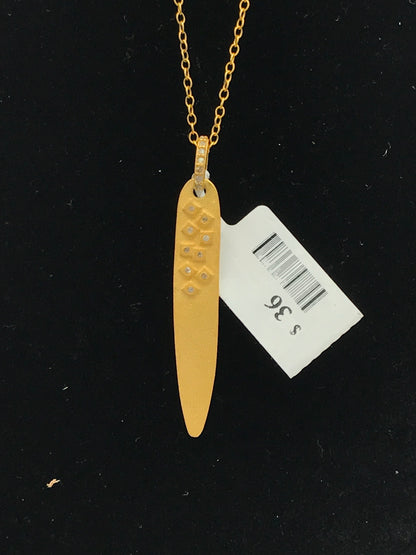 Silver Diamond Pendant