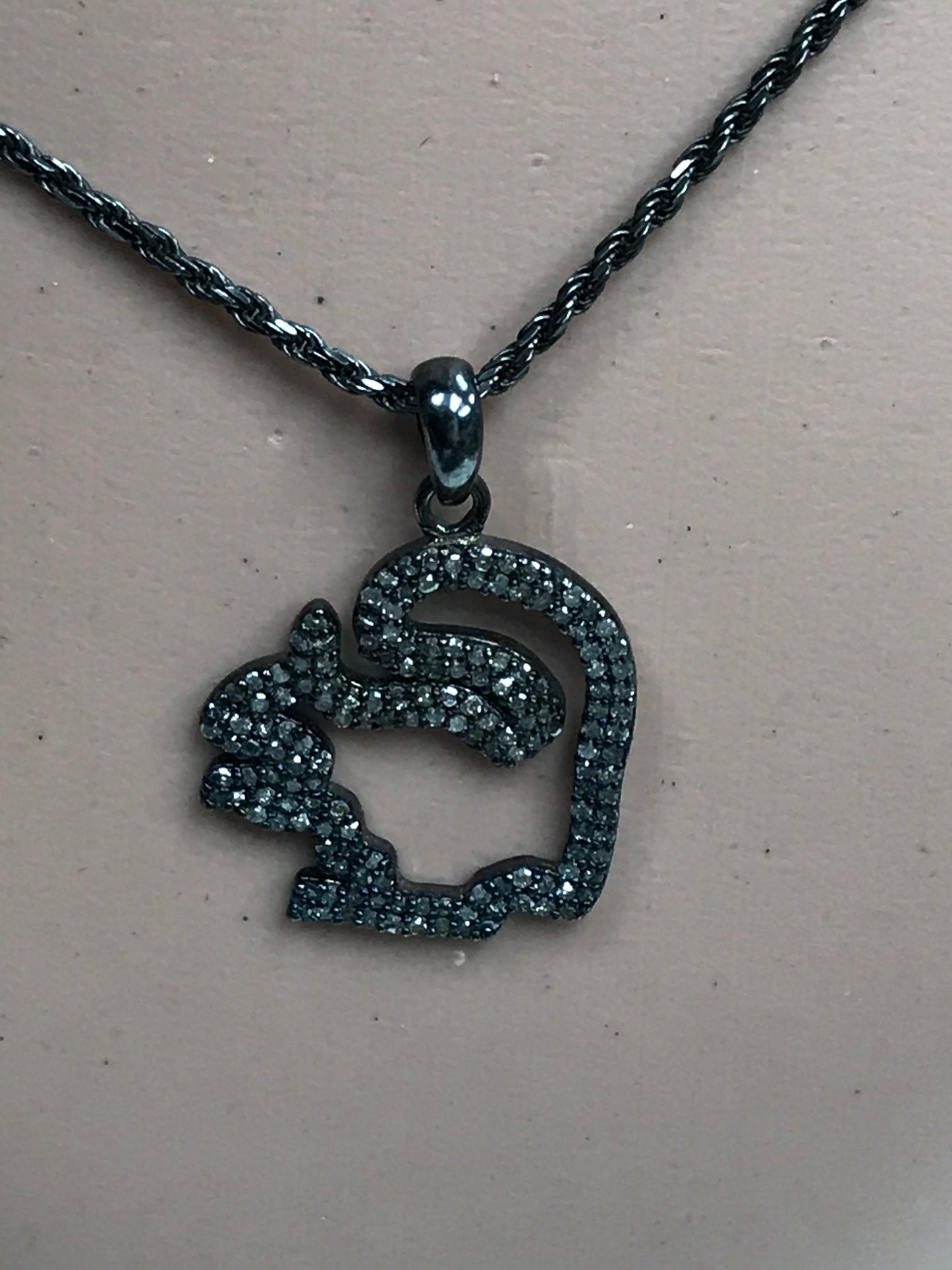 Pave Diamond Charm