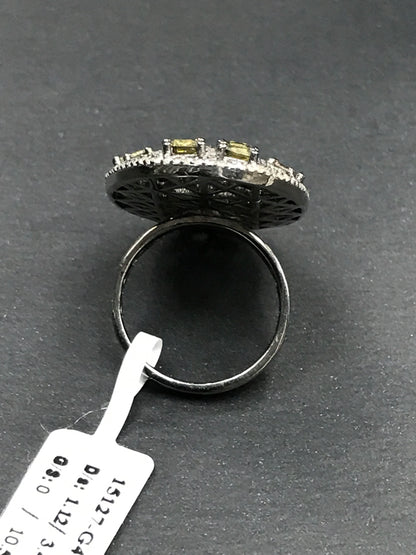 DIAMOND AND MULTI TOURMALINE RINGS
