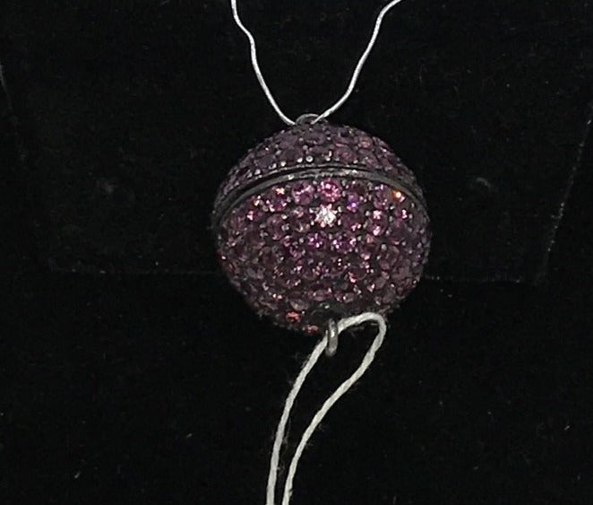 Pink stone pendant