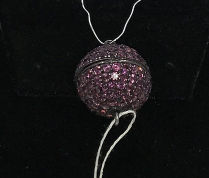 Pink stone pendant