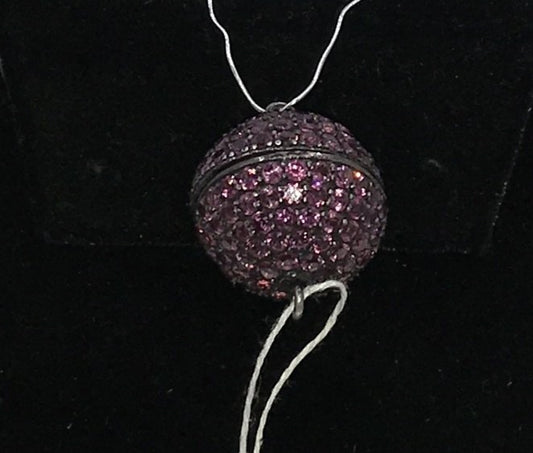 Pink stone pendant