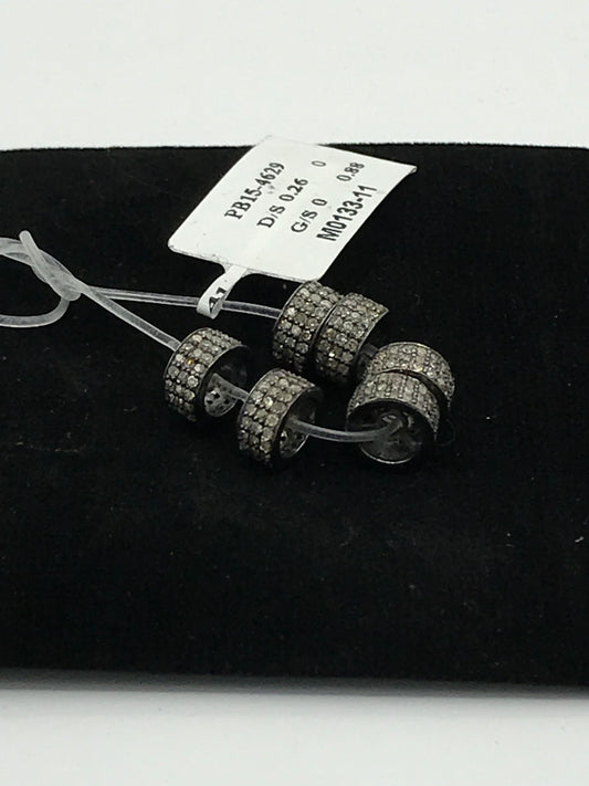 Spacer Pave Diamond Beads