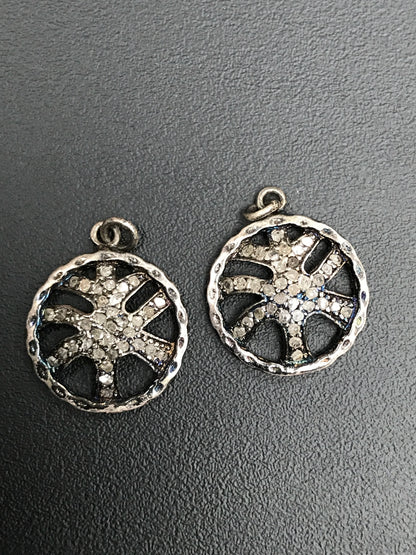 Pave Diamond Charm