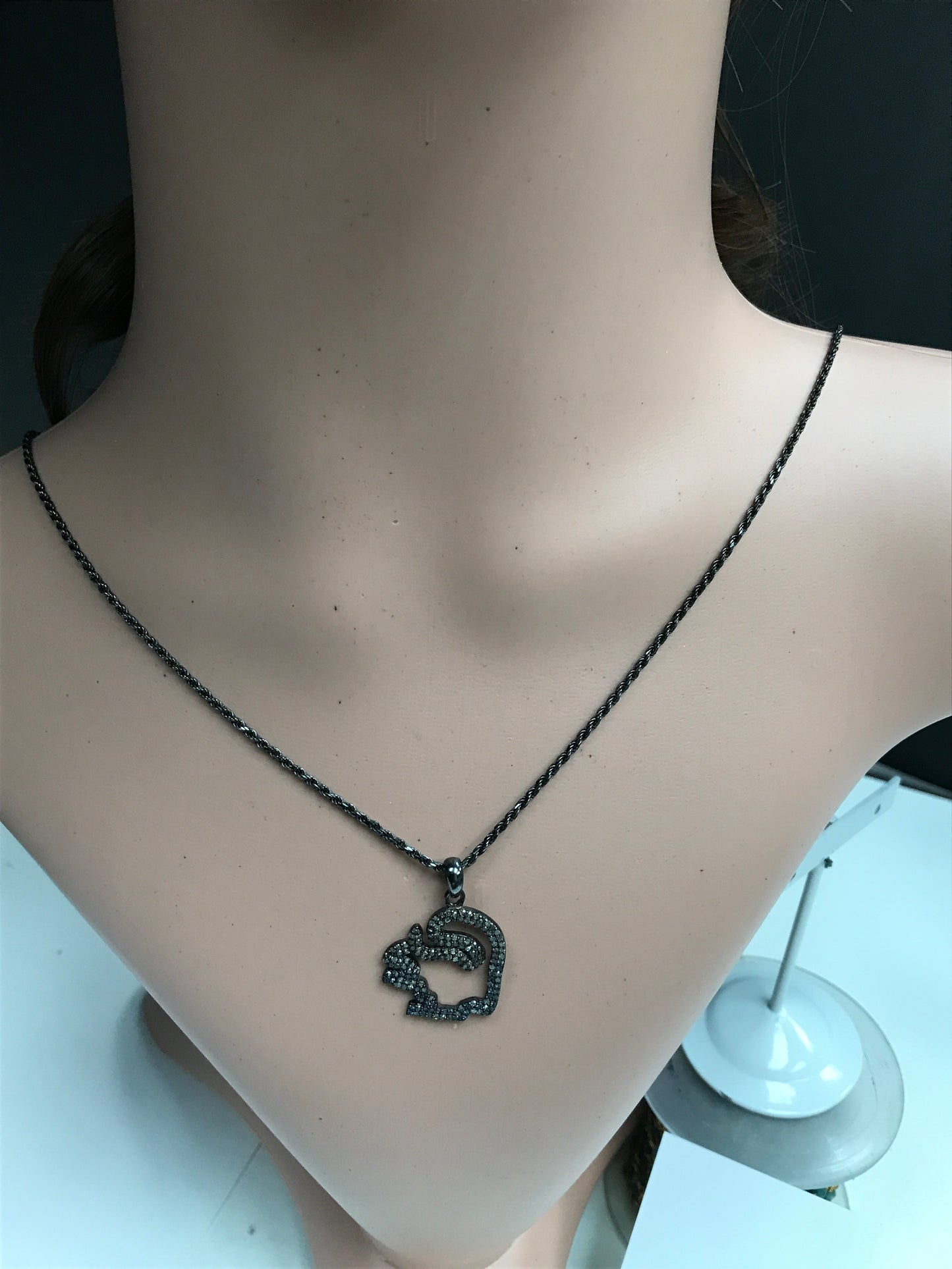 Pave Diamond Charm