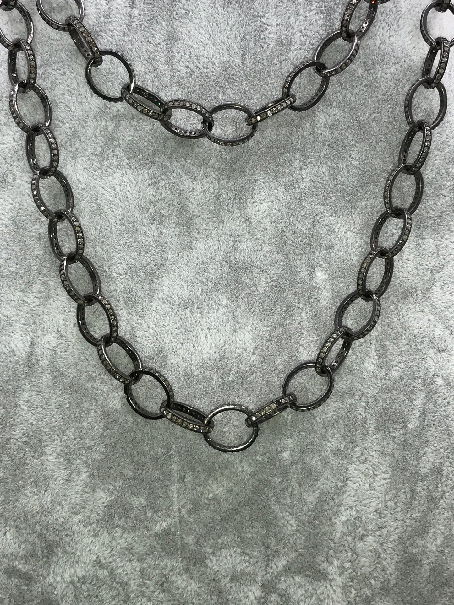 Diamond link Chain Necklace