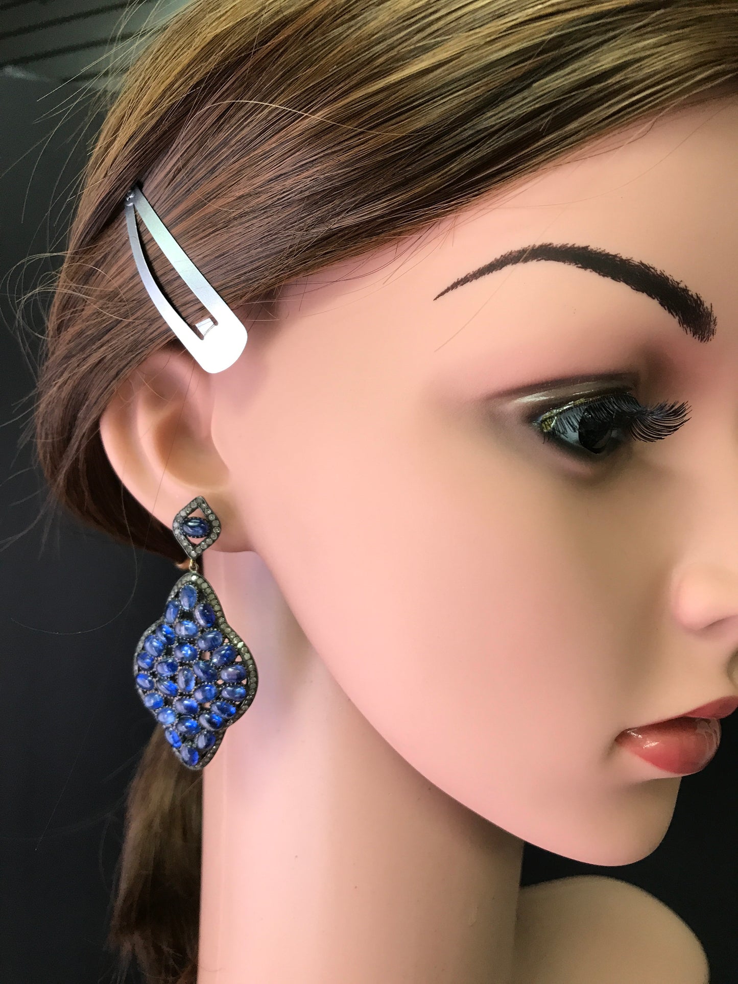 Diamond Silver Earring