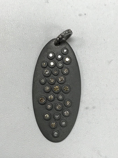 Oval Shape Diamond Pendant