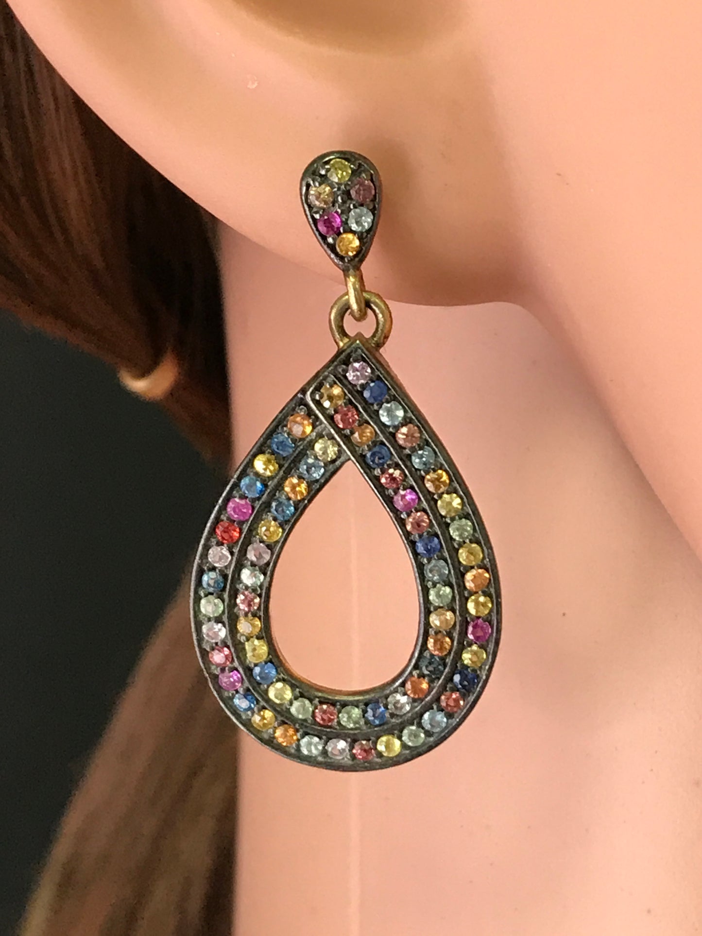 Sapphire Earrings,