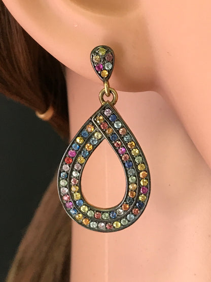 Sapphire Earrings,