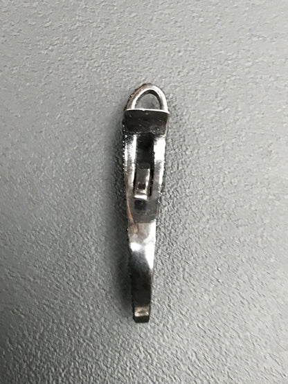 SILVER STONE CLASPS