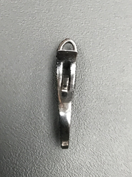 SILVER STONE CLASPS