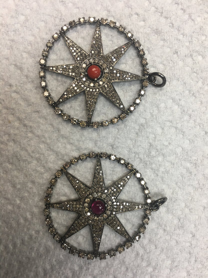 Round Shape Diamond Pendant