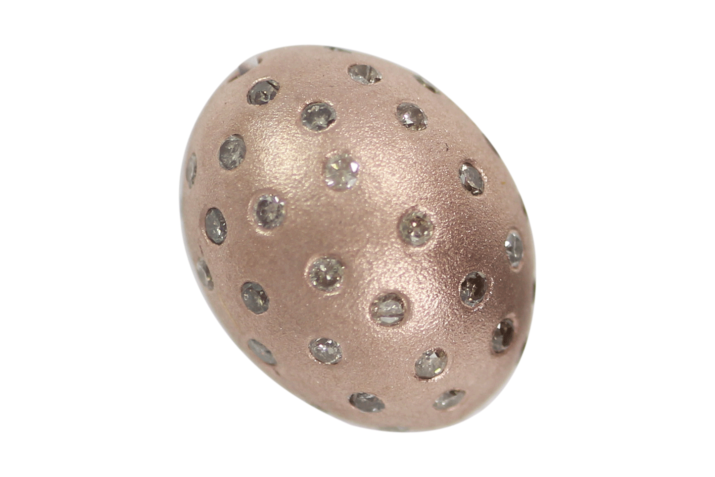 Oval Diamond Bead .925 Oxidized Sterling Silver Diamond Beads, Genuine handmade pave diamond Beads Size Approx 12x15 MM
